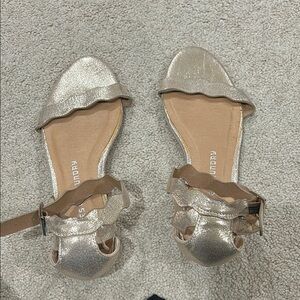 Chinese Laundry Gold Sandals with Elegant Details